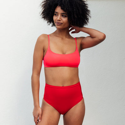 Pool Days Top - Rescue + Hi Tide Bottom - Sweet Chili Heat (Size S)