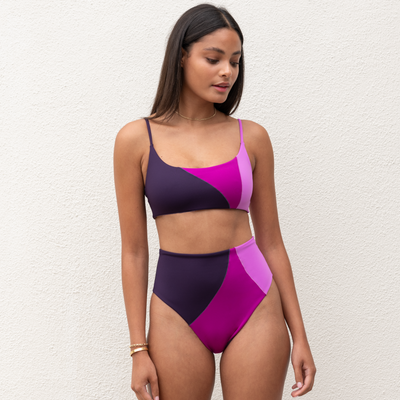 Pool Days Top + Hi Hi Bottom *Party Waves - Legend/Punch (Size S)