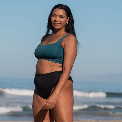 Top Shelf Top - Deep End (Size XL) + Hi Hi Bottom - Jet (Size XXL)