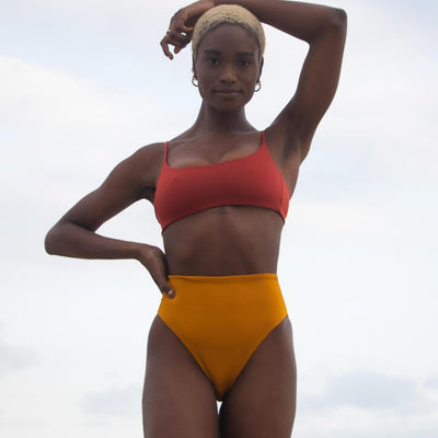 Pool Days Top - 1971 (Size S) + Hi Hi Bottom - 24 Karat (Size S)