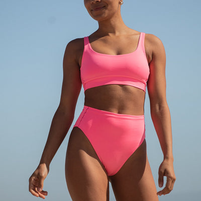 Double Scoop Top - Zinc (Size S) + Hi Hi Bottom - Zinc (Size S)