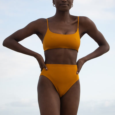 Hi Hi Bottom - 24 Karat (Size S) + Pool Days Top - 24 Karat (Size S)