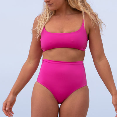 Pool Days Top + Hi Tide Bottom - Hot (Size M)