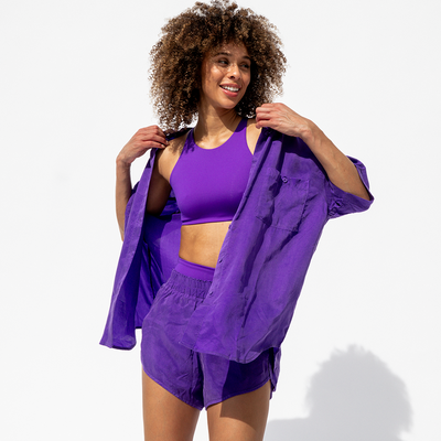 Hi Dive Top + Day Trip Button Down + Day Trip Short - Bon Voyage (Size S)