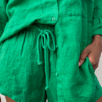 Getaway Button Down + Getaway Short - Turf (Size S)