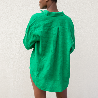 Getaway Button Down - Turf (Size S)