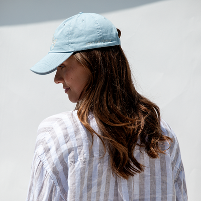 Grand Slam Cap - Salty + Getaway Button Down - Beach/Coconut (Size S/M)