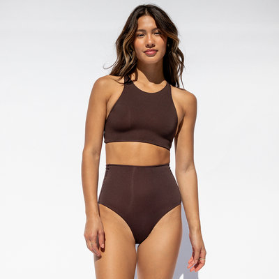 Hi Dive Top + Hi Tide Bottom - Cold Brew (Size S)