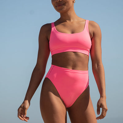 Double Scoop Top - Zinc (Size S) + Hi Hi Bottom - Zinc (Size XS)