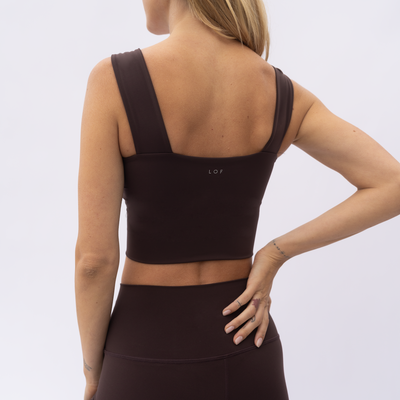 Frame Top + Super Moves Tight - Cold Brew (Size S)