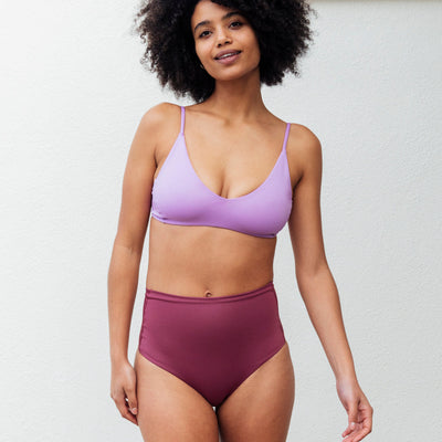 Sunday Top - Daydream + Hi Tide Bottom - Desert Plum (Size S)