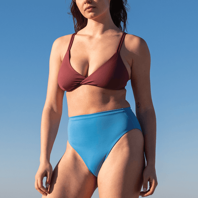 Sweet Victory Top D - Desert Plum (30DDD) + Hi Hi Bottom - Point Break (Size M)