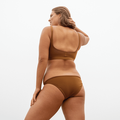 Top Shelf - Tan Lines (36DD) + Wear to Bottom - Tan Lines (Size L)