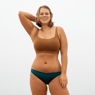 Top Shelf - Tan Lines (36DD) + Wear to Bottom - Deep End (Size L)