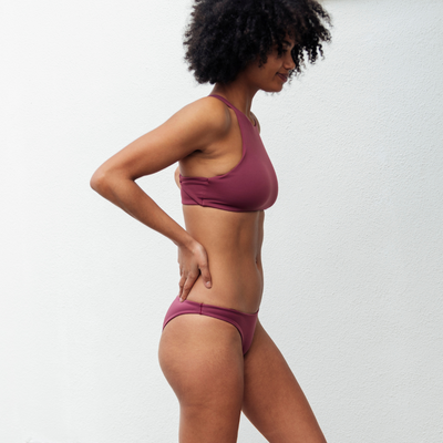 Hi Dive Top + Wear To Bottom - Desert Plum (Size S)