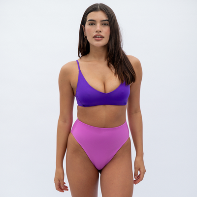 Sunday Top - Bon Voyage + Hi Hi Bottom - Punch (Size S)