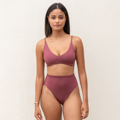 Sunday Top + Hi Hi Bottom - Desert Plum (Size S)