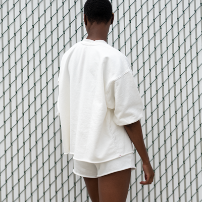 Sports & Rec Sweatshirt (O/S) + Sports & Rec Short - Coconut (Size S)