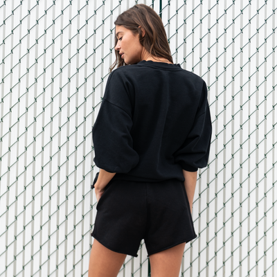 Sports & Rec Sweatshirt (O/S) + Sports & Rec Short - Jet (Size S)
