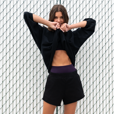 Sports & Rec Sweatshirt (O/S) + Sports & Rec Short - Jet (Size S)