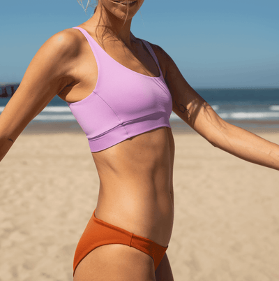 Double Scoop Top - Daydream (Size S) + Wear To Bottom - Bronze (Size S)