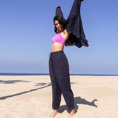Offshore Top - Punch + Getaway Button Down + Getaway  Pant - Sprint (Size S)