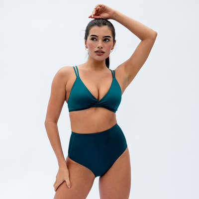 Sweet Victory Top D (34D) + Hi Tide Bottom - Deep End (Size S)