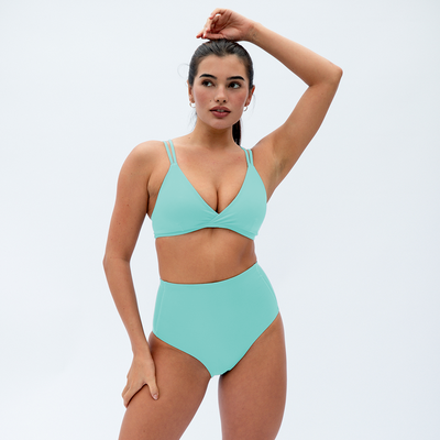 Sweet Victory Top D (34D) + Hi Tide Bottom - Drift (Size S) 