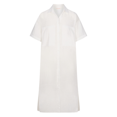 Getaway Shirt Dress - Coconut