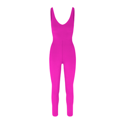 Plunge Playsuit - Hot