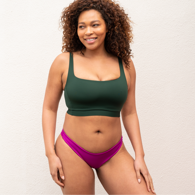 Top Shelf - Palm (36D) + Streamline Bottom - Aloha (Size L)
