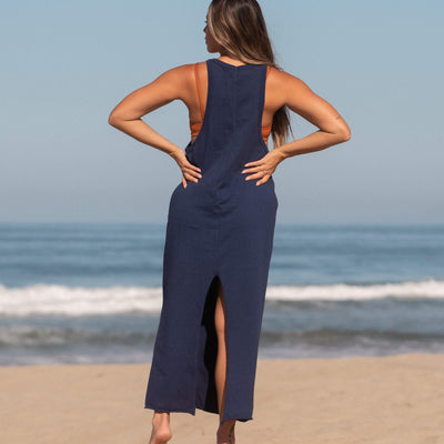 Muscle Dress - Sprint (Navy) (Size M) + Sunday Top - Bronze (Brown) (Size M)